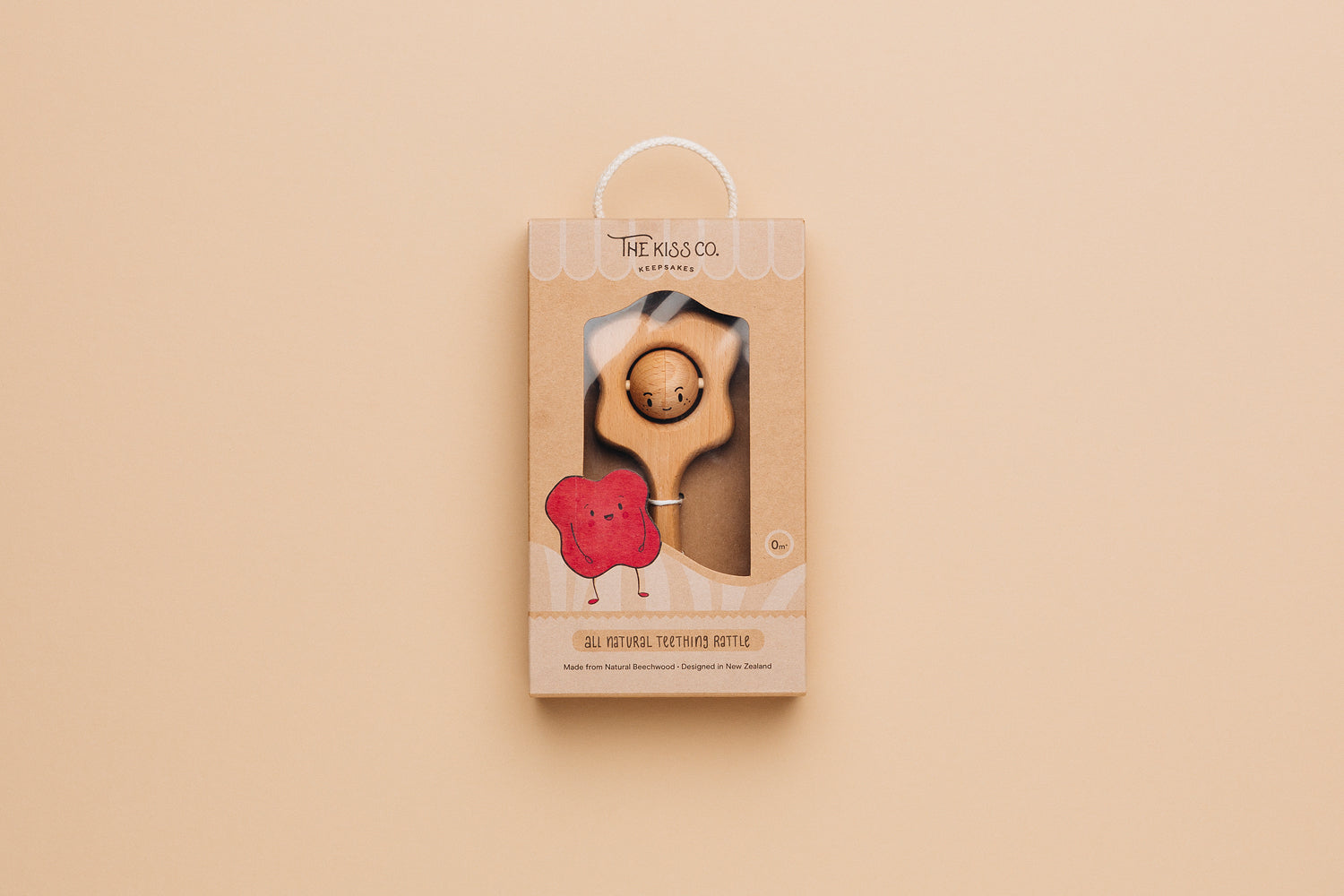 Pēpi Kiss - all natural teething rattle - The Kiss Co