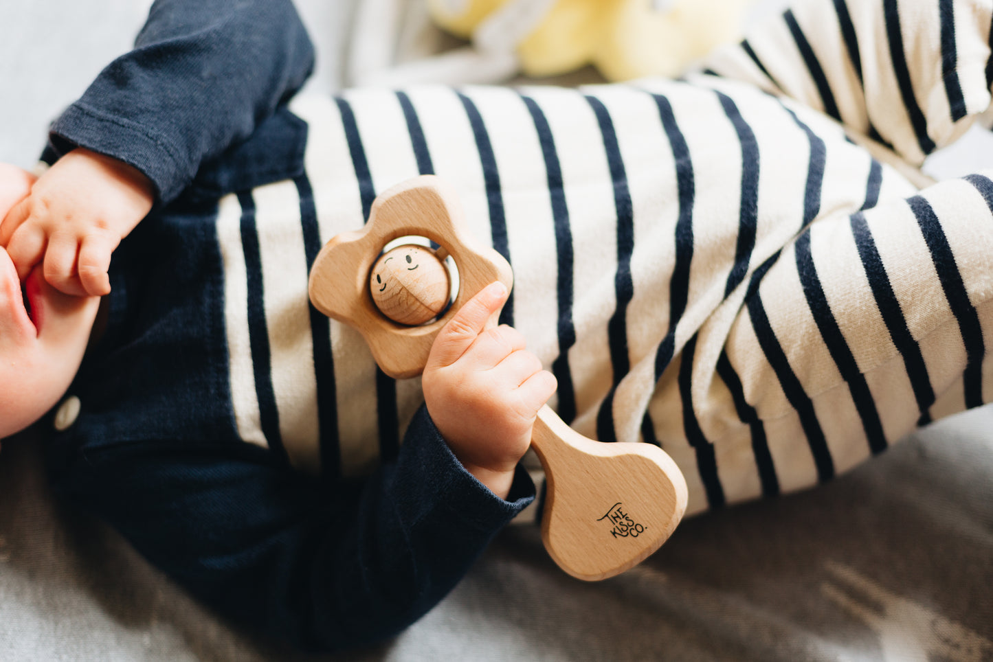 Pēpi Kiss - all natural teething rattle - The Kiss Co