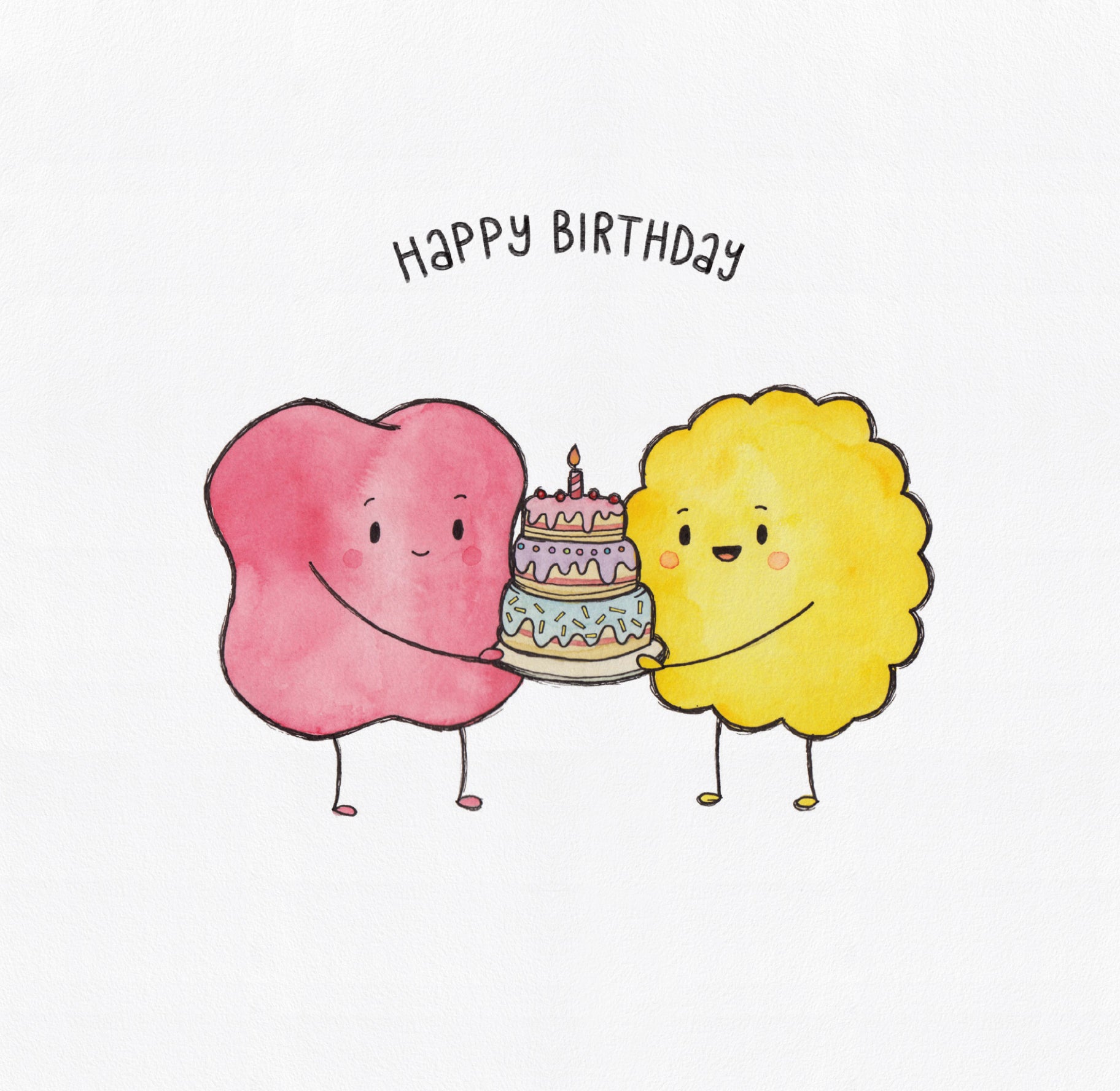 Happy Birthday Card - The Kiss Co